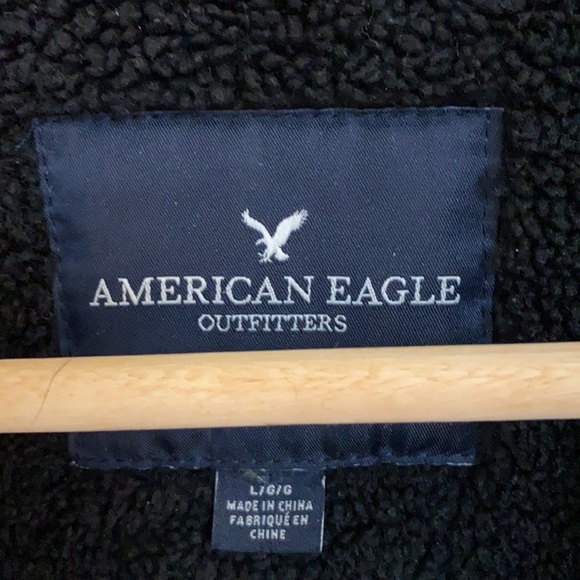 American Eagle Oversized Moto Jacket - Size L - Picture 3 of 7